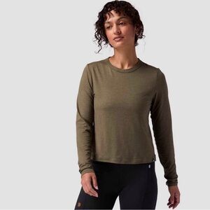 Backcountry Women’s Destination Long-Sleeve Shirt Medium Kalamata Green
